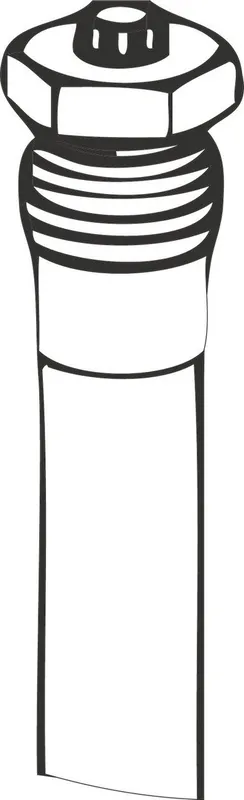 BOSCH Ersatzteil 8738718844 Anode 21,5 x 600 G3/4