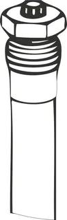 BOSCH Ersatzteil 8738718844 Anode 21,5 x 600 G3/4