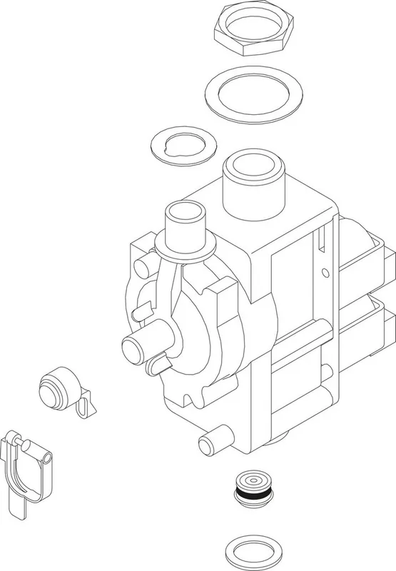 Bosch Ersatzteil 8738717480 Gasarmatur