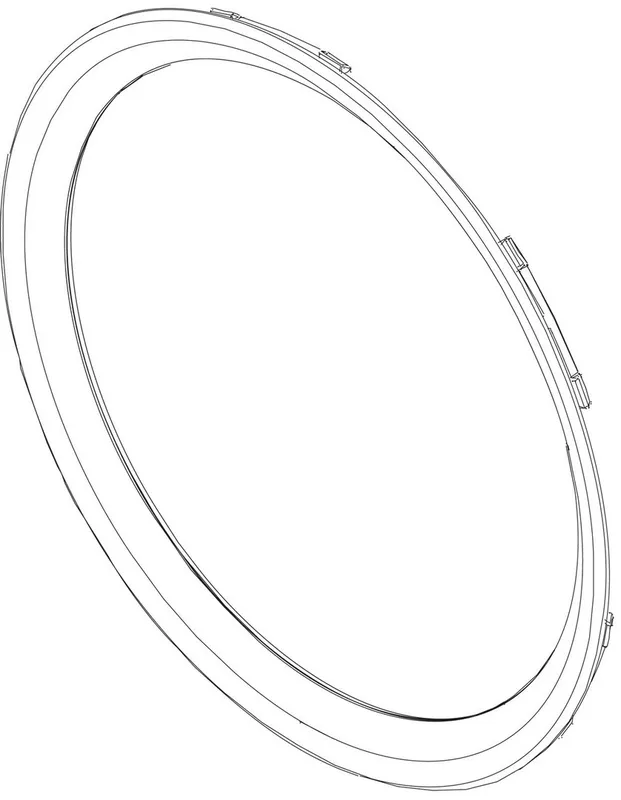 BOSCH Bezel Blechfront Schutzring für GC5300i WM..