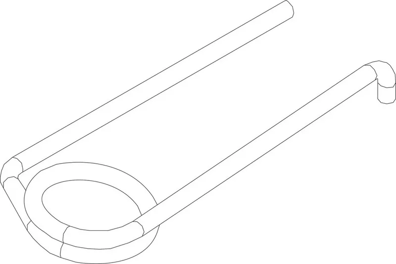 JU/BOSCH Ersatzteil TTNR: 87186632290 Federverriegelung 10mm