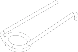 JU/BOSCH Ersatzteil TTNR: 87186632290 Federverriegelung 10mm