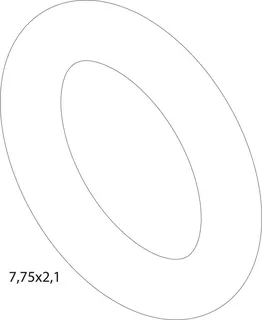 BOSCH O-Ring 7.75 X 2.1 L (x1) für GC5300iWM 17/100S, 24/100S, 24/210SO