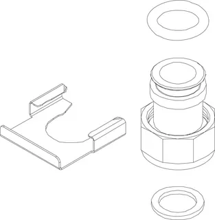 Junkers Ersatzteil TTNR: 87161064390 Adapter
