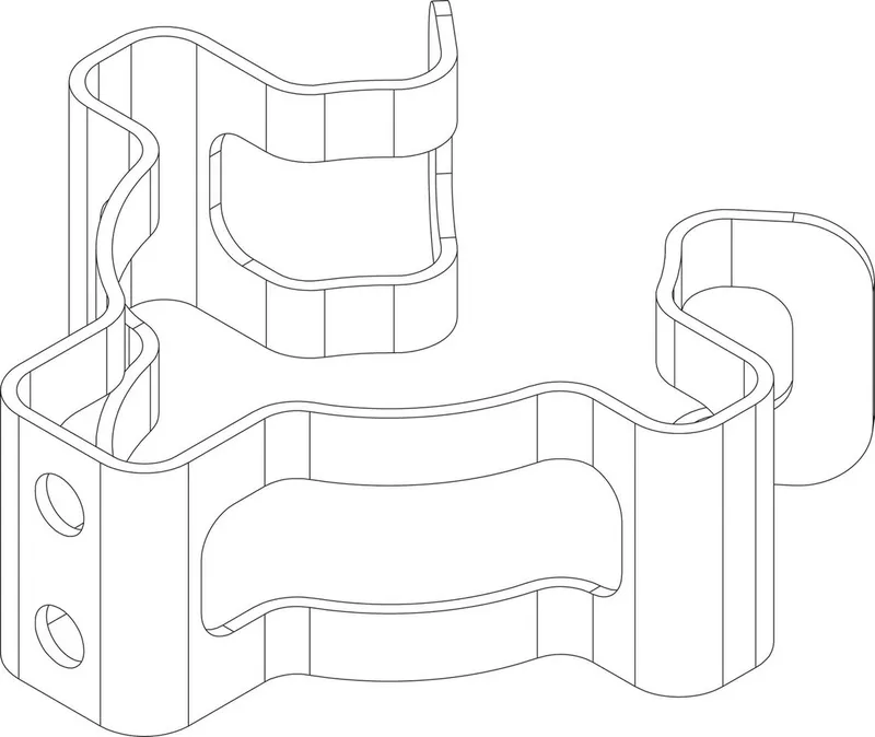 BOSCH Ersatzteil TTNR: 8738211454 Klammer (2x)