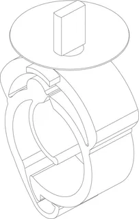 BOSCH Ersatzteil TTNR: 8738211418 Klammer (2x)