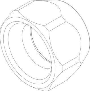 Junkers Ersatzteil TTNR: 8737602558 Mutter 1/2" mit Dichtung
