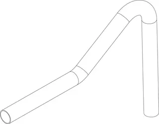 Junkers Ersatzteil TTNR: 8737602555 Rohr Warmwasser