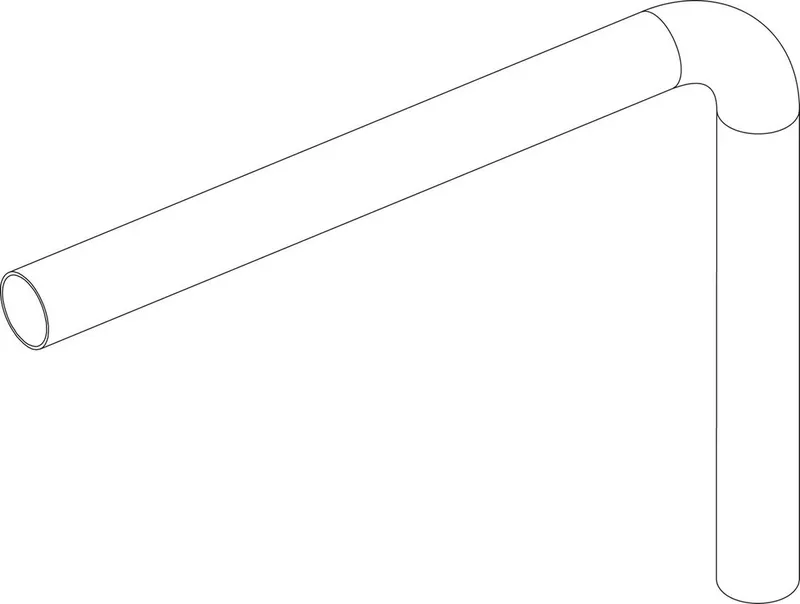 Junkers Ersatzteil TTNR: 8737602554 Rohr Zentralheizung