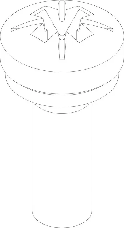BOSCH Schraube M6x18 (10x) für GC5300i WM..