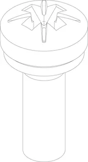 BOSCH Schraube M6x18 (10x) für GC5300i WM..