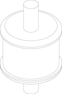 BOSCH Ersatzteil TTNR: 8738209111 Schwingungsdämpfer