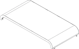 BOSCH Ersatzteil TTNR: 8738209100 Abdeckung oben rund