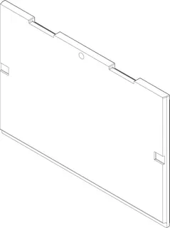 JU/BOSCH Ersatzteil TTNR: 8738206982 Vorderwand EPP > 10 kW