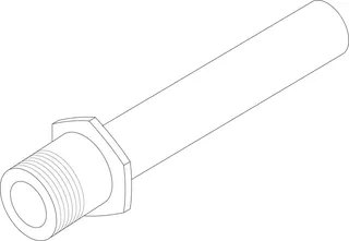 Junkers Ersatzteil TTNR: 7735501551 Tauchhülse 1/2"x120 NI everp