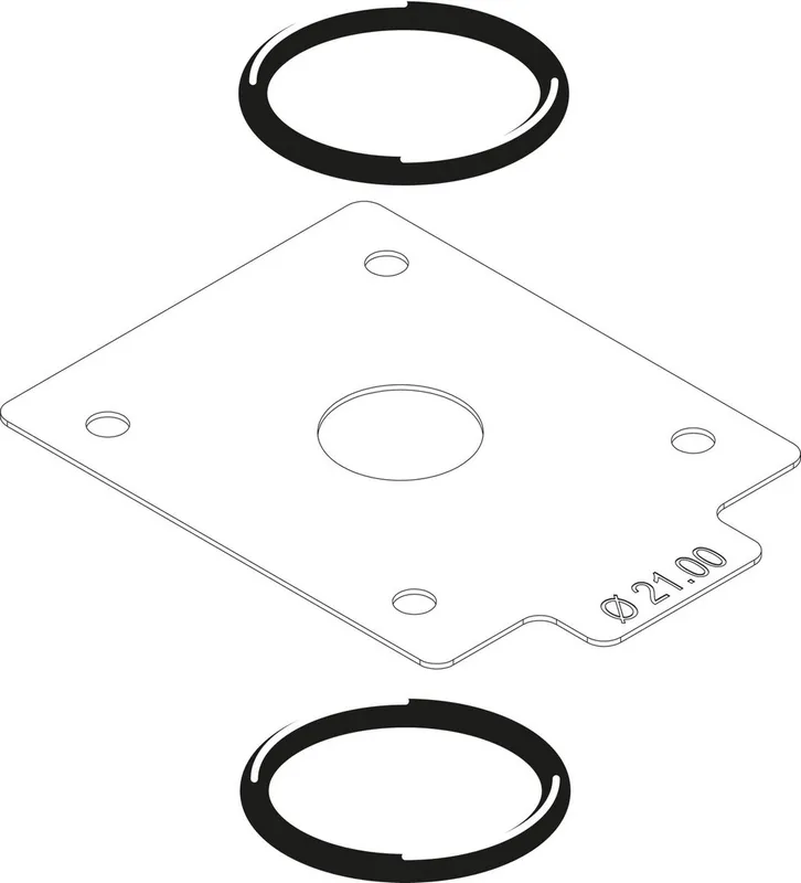 BOSCH Ersatzteil TTNR: 8738805017 Gasdrossel VR4XX D = 21,00 mm everp