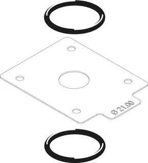 BOSCH Ersatzteil TTNR: 8738805017 Gasdrossel VR4XX D = 21,00 mm everp