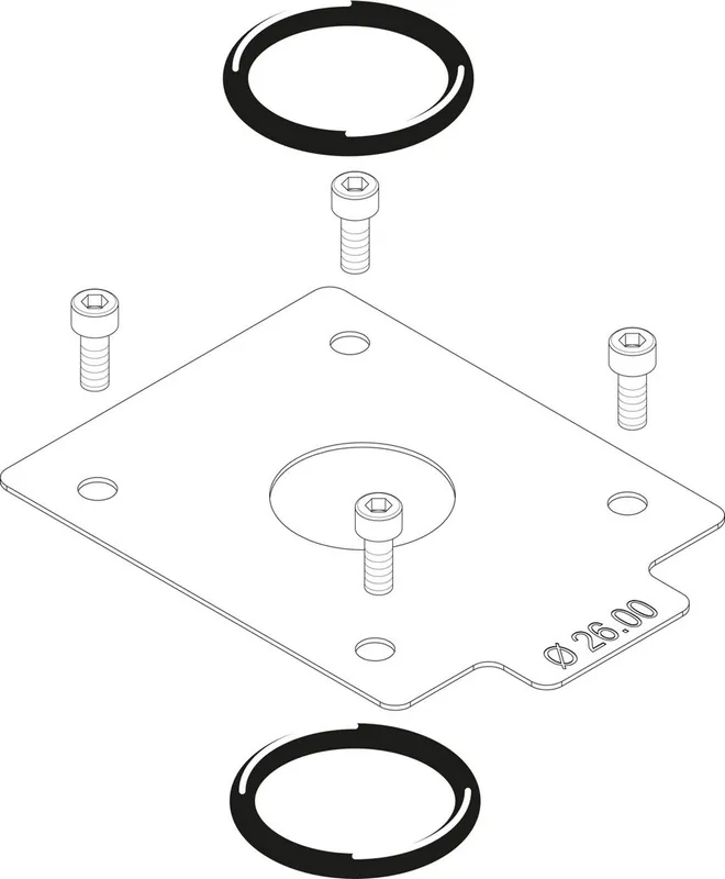 BOSCH Ersatzteil TTNR: 8738805011 Gasdrossel VR4XX D = 26,00 mm everp