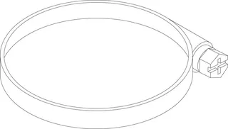 BOSCH Ersatzteil TTNR: 8738805001 Schlauchschelle NRG (3x) everp