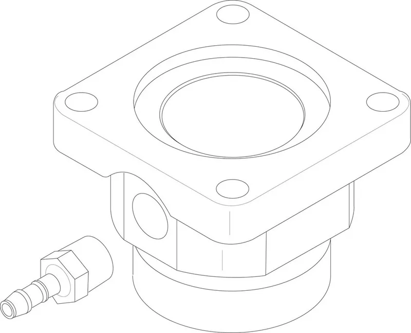 BOSCH Ersatzteil TTNR: 8738804980 Flansch VR4615 everp