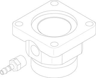 BOSCH Ersatzteil TTNR: 8738804980 Flansch VR4615 everp