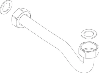 BOSCH Ersatzteil TTNR: 8738804976 Flexrohr DN25 CLA-1 everp