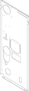 BOSCH Ersatzteil TTNR: 8738804941 Rückwand CLA-1 150 (l) everp