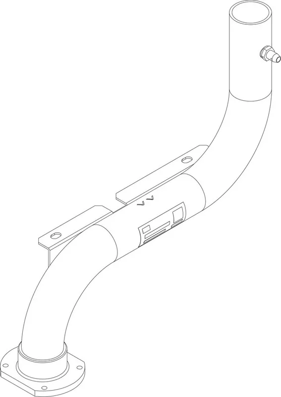 BOSCH Ersatzteil TTNR: 8738804935 Gasanschlussrohr VM CLA-1 150-300 everp