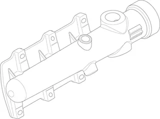 BOSCH Ersatzteil TTNR: 8738804664 Vor- / Rücklaufrohr CLA-1 3Gld everp