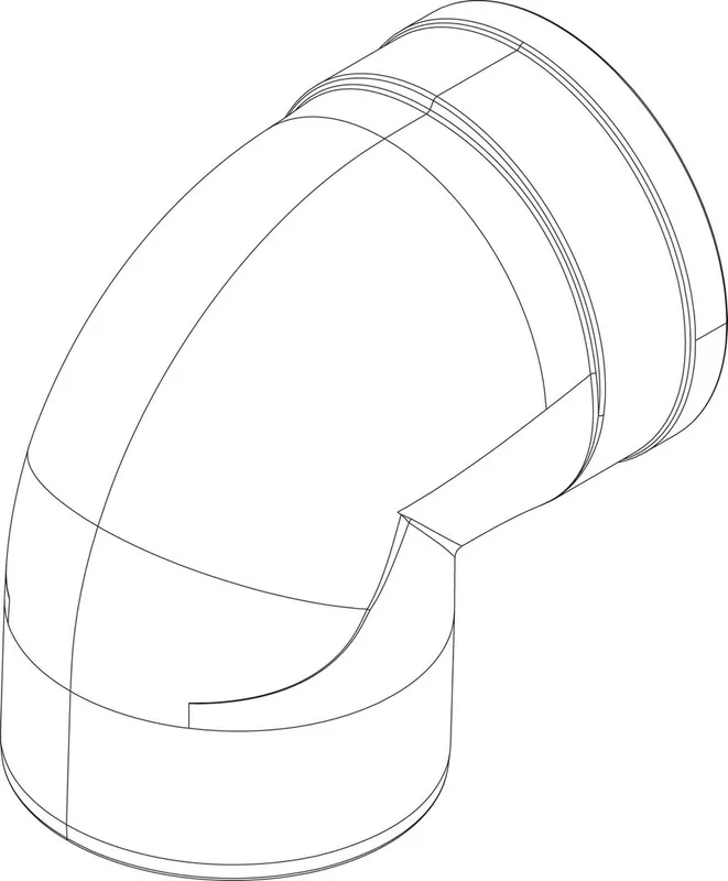 BOSCH Ersatzteil TTNR: 8738804601 Abgasbogen DN-160 everp