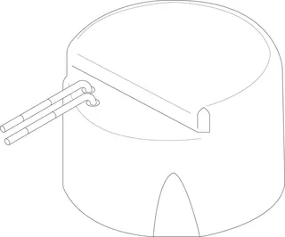 BOSCH Ersatzteil TTNR: 8735300450 Netzteil (Unterputz Dose)