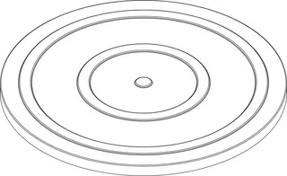 BOSCH Ersatzteil TTNR: 7735501786 Verkleidungsdeckel D1143.6 Schwarz everp
