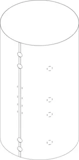 BOSCH Ersatzteil TTNR: 7735501781 Verkleidung P750.6 silber everp