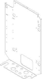 BOSCH Montageanschlussplatte 24kW für TH3500 15...24