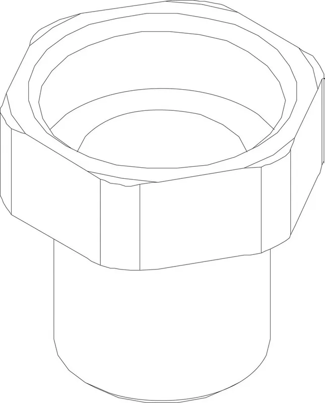 BOSCH Rohrstutzen F-G1 M-G3/4 für TH3500..