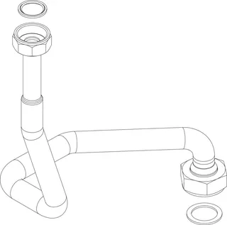 BOSCH Ersatzteil TTNR: 87186498950 Gasrohr vertikal