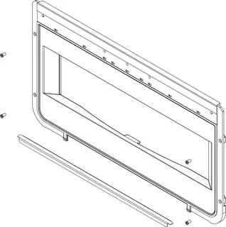 BOSCH Ersatzteil TTNR: 87186497950 Rahmen weiss