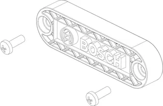 BOSCH Ersatzteil TTNR: 87186497490 Klappe