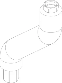 Junkers Ersatzteil TTNR: 8738804086 Anschlussbogen BSS6 G3/4 kpl everp