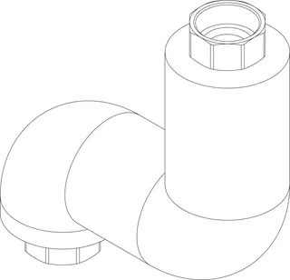 Junkers Ersatzteil TTNR: 8738804079 Anschlussrohr RK DN25 G1 1/4 V2 everp