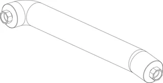 Junkers Ersatzteil TTNR: 8738804076 Vorl.Rohr senkr Kessel Speicher V2 everp