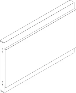 BOSCH Ersatzteil TTNR: 8738803996 Seitenwand 200 silber everp