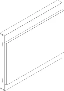 BOSCH Ersatzteil TTNR: 8738803994 Seitenwand 135 silber everp