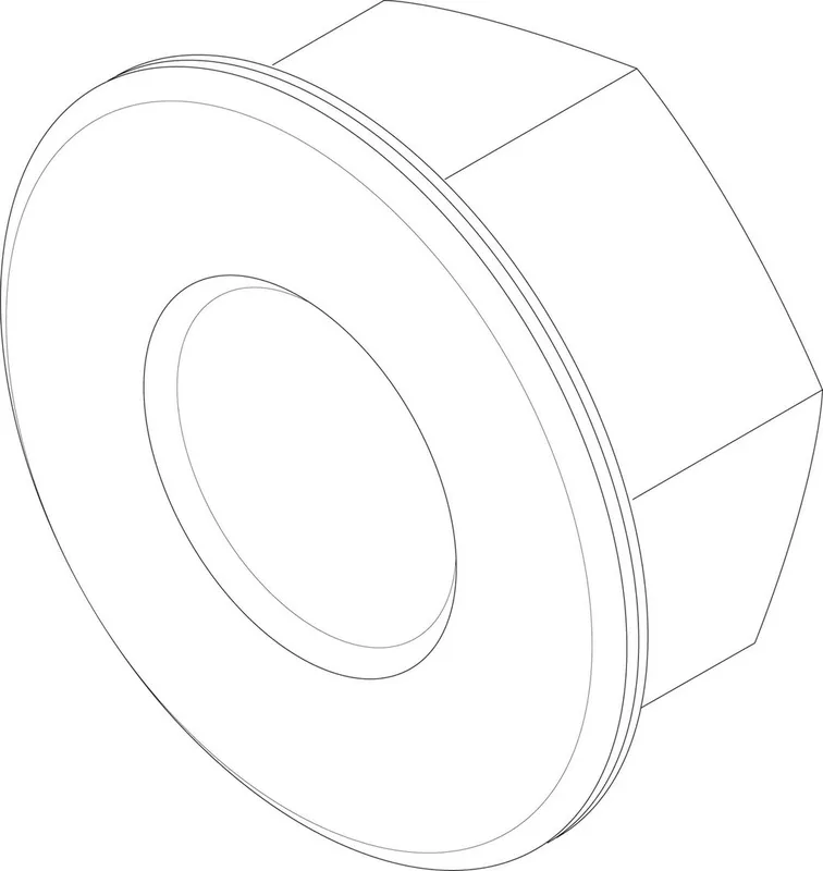 BOSCH Ersatzteil TTNR: 8738715153 Mutter M5 (10x)