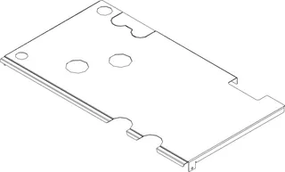 BOSCH Ersatzteil TTNR: 8738209433 Abdeckung L/W hinten