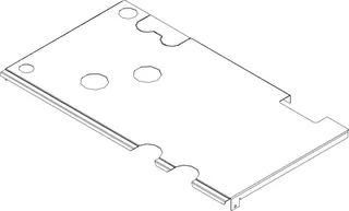 BOSCH Ersatzteil TTNR: 8738209431 Abdeckung A/W hinten