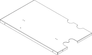 BOSCH Ersatzteil TTNR: 8738209430 Abdeckung A/W vorne