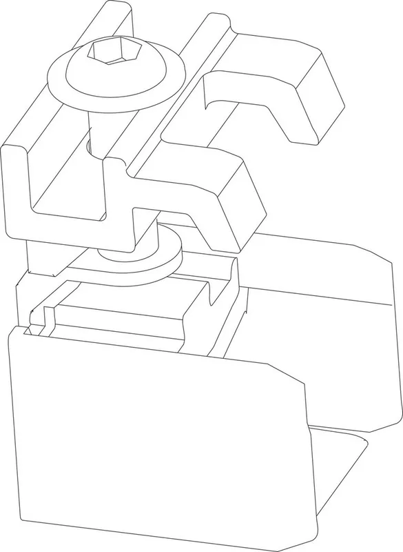 Junkers Ersatzteil 7735600208 Kollektorspanner einfach kompl