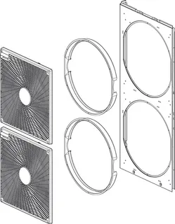 JU/BOSCH Ersatzteil TTNR: 8738207337 Vorderwand 11-15 kW s/t