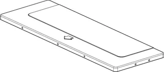 JU/BOSCH Ersatzteil TTNR: 8738207334 Abdeckung oben 4-15kW